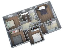 Spacious 4 bedroom home with AC near the Heart of SD，位于圣地亚哥的度假屋